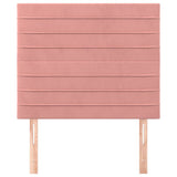 Vidaxl hoofdbord roze 80x5x118 128 cm fluweel