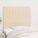 Vidaxl hoofdbord crème 80x5x118 128 cm stof