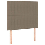 Vidaxl hoofdbord taupe 90x5x118 128 cm stof