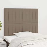 Vidaxl hoofdbord taupe 90x5x118 128 cm stof