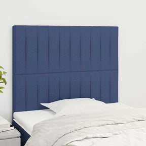 Vidaxl hoofdbord blauw 90x5x118 128 cm stof