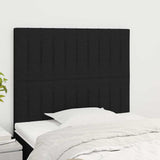 Vidaxl hoofdbord zwart 100x5x118 128 cm stof