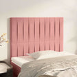 Vidaxl hoofdbord roze 90x5x118 128 cm fluweel