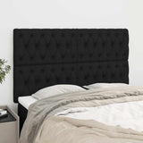 Vidaxl hoofdbord zwart 144x7x118 128 cm stof