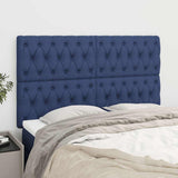 Vidaxl hoofdbord blauw 144x7x118 128 cm stof