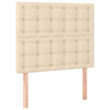 Vidaxl hoofdbord crème 100x5x118 128 cm stof