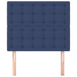Vidaxl hoofdbord blauw 100x5x118 128 cm stof