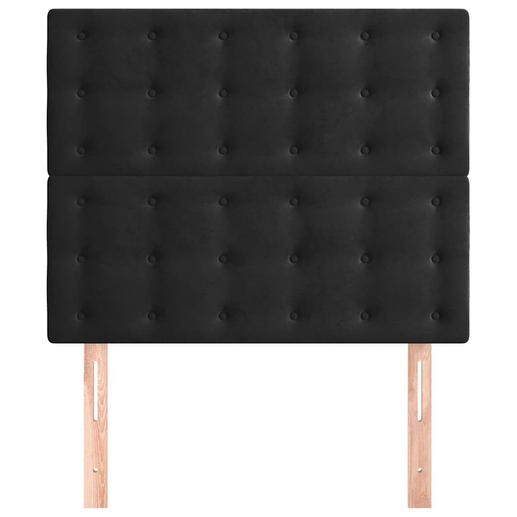 Vidaxl hoofdbord zwart 100x5x118 128 cm fluweel