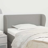 Vidaxl hoofdbord met randen 93x23x78 88 cm stof lichtgrijs