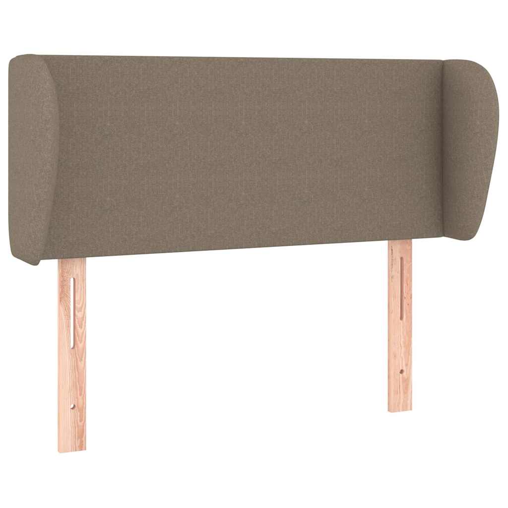 Vidaxl hoofdbord met randen 93x23x78 88 cm stof taupe