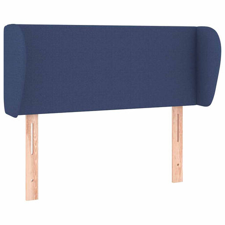 Vidaxl hoofdbord met randen 93x23x78 88 cm stof blauw