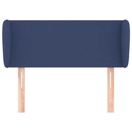 Vidaxl hoofdbord met randen 93x23x78 88 cm stof blauw