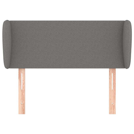 Vidaxl hoofdbord met randen 103x23x78 88 cm stof donkergrijs