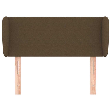 Vidaxl hoofdbord met randen 103x23x78 88 cm stof donkerbruin