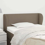 Vidaxl hoofdbord met randen 103x23x78 88 cm stof taupe