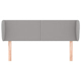Vidaxl hoofdbord met randen 147x23x78 88 cm stof lichtgrijs