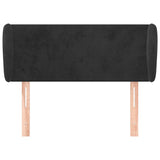 Vidaxl hoofdbord met randen 83x23x78 88 cm fluweel zwart