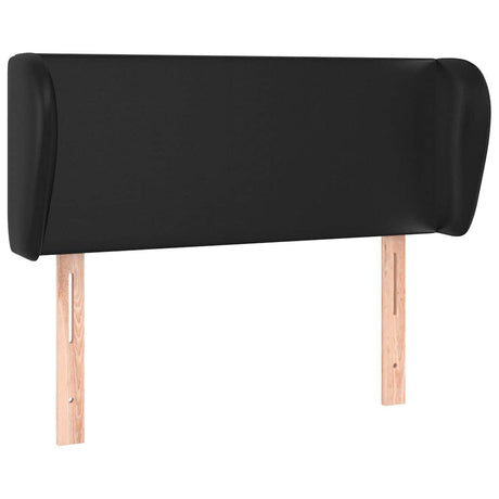 Vidaxl hoofdbord met randen 83x23x78 88 cm kunstleer zwart