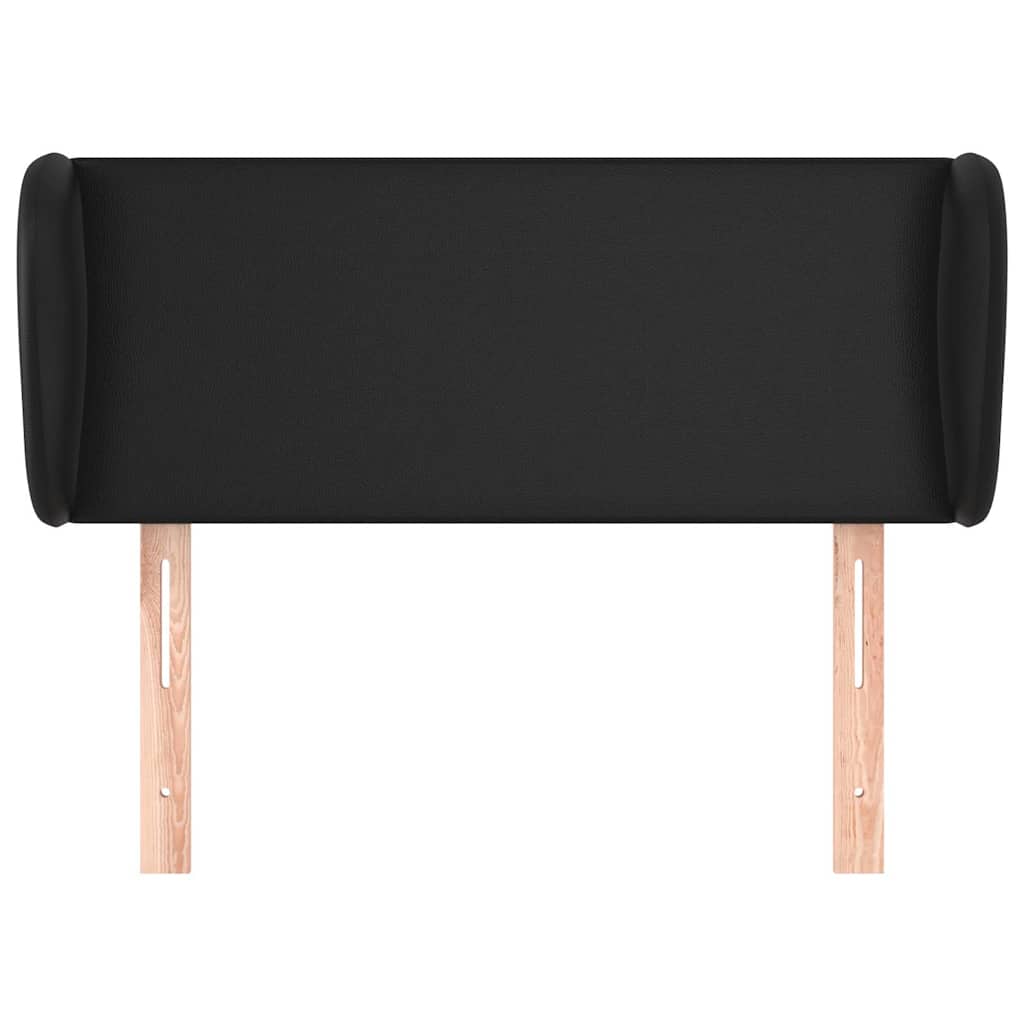 Vidaxl hoofdbord met randen 83x23x78 88 cm kunstleer zwart