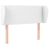Vidaxl hoofdbord met randen 83x23x78 88 cm kunstleer wit