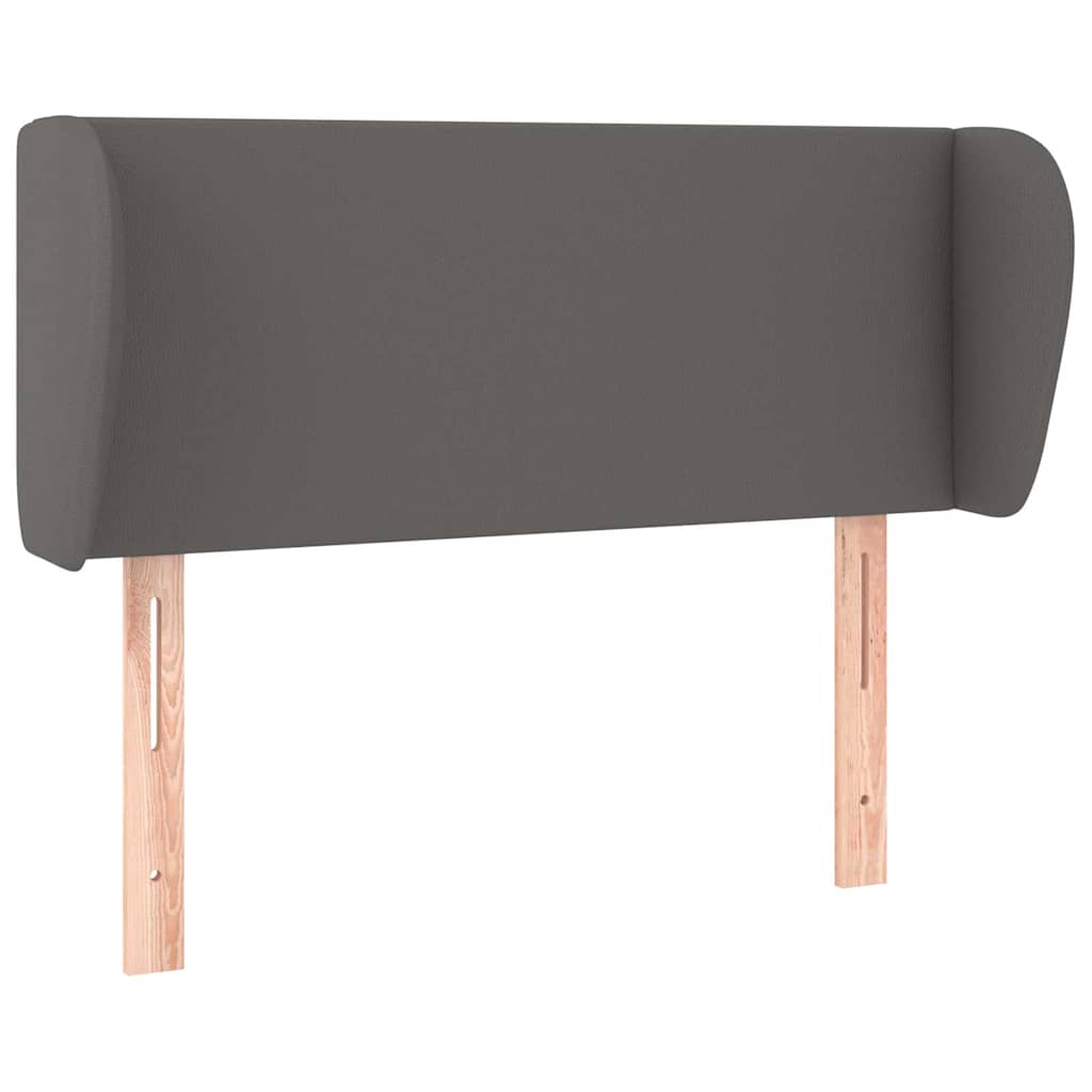 Vidaxl hoofdbord met randen 83x23x78 88 cm kunstleer grijs