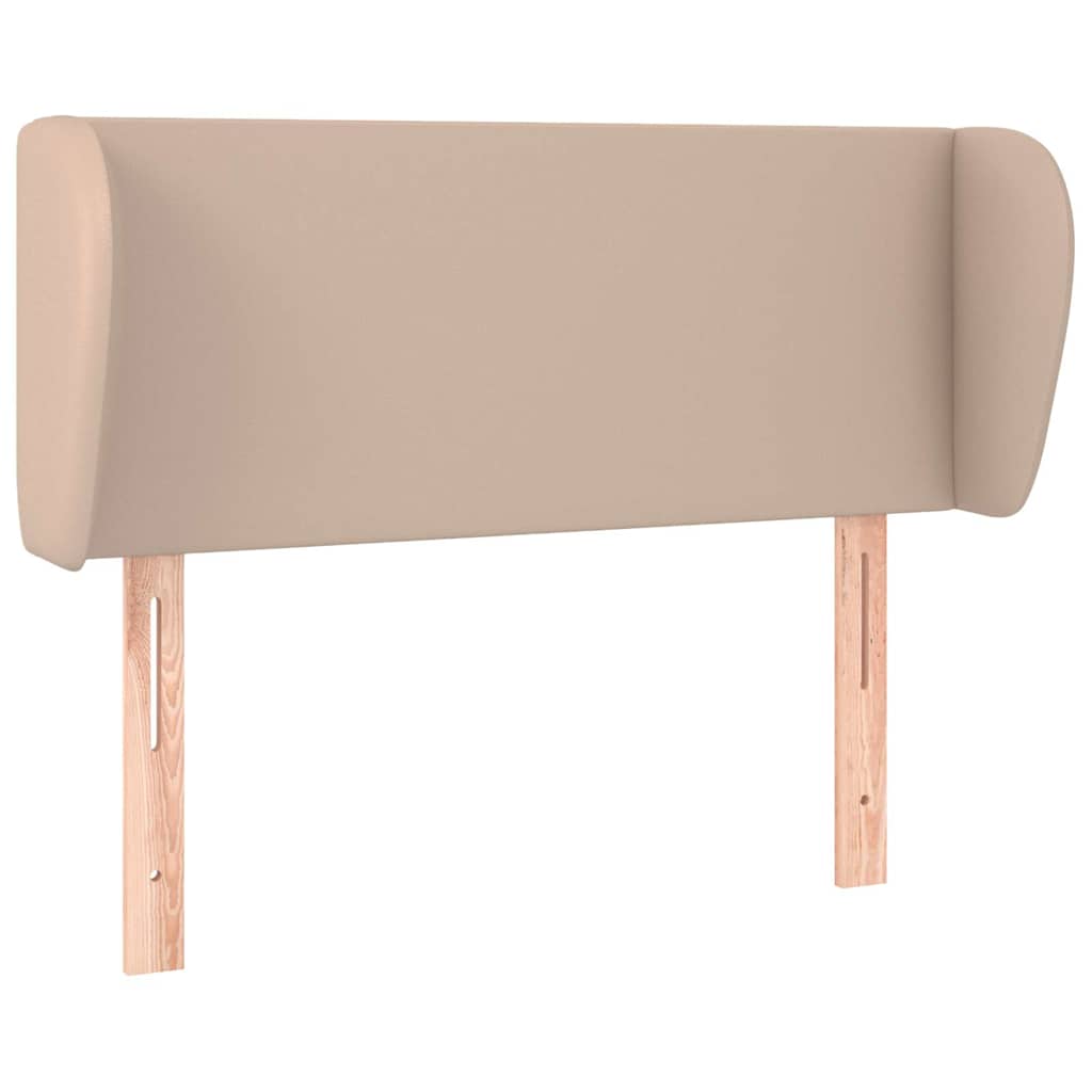 Vidaxl hoofdbord met randen 83x23x78 88 cm kunstleer cappuccinokleur
