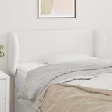 Vidaxl hoofdbord met randen 103x23x78 88 cm kunstleer wit