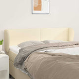 Vidaxl hoofdbord met randen 147x23x78 88 cm kunstleer crèmekleurig
