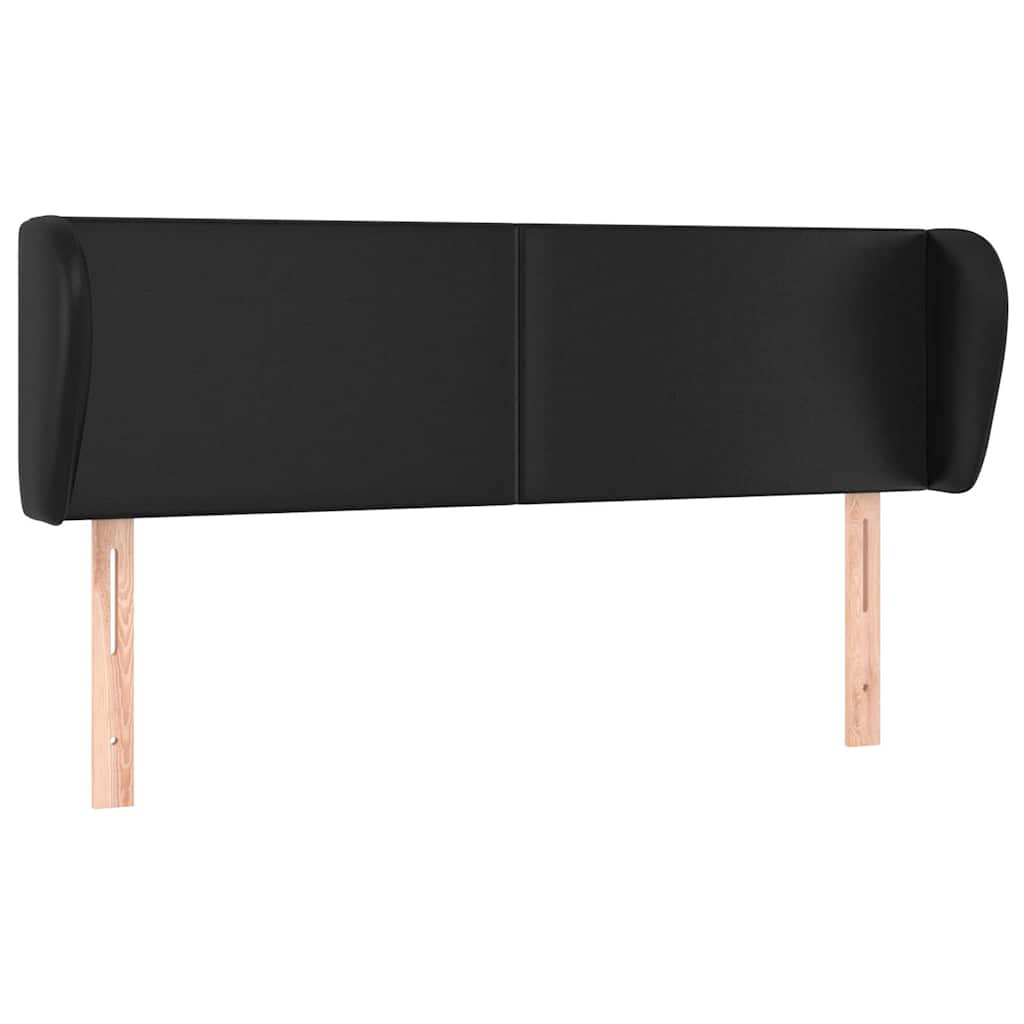 Vidaxl hoofdbord met randen 147x23x78 88 cm kunstleer grijs