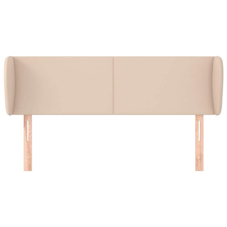 Vidaxl hoofdbord met randen 147x23x78 88 cm kunstleer cappuccinokleur