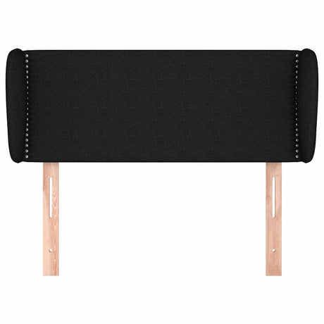 Vidaxl hoofdbord met randen 83x23x78 88 cm stof zwart