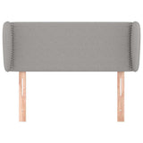 Vidaxl hoofdbord met randen 103x23x78 88 cm stof lichtgrijs