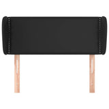 Vidaxl hoofdbord met randen 83x23x78 88 cm kunstleer zwart