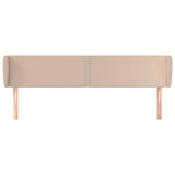 Vidaxl hoofdbord met randen 183x23x78 88 cm kunstleer cappuccinokleur