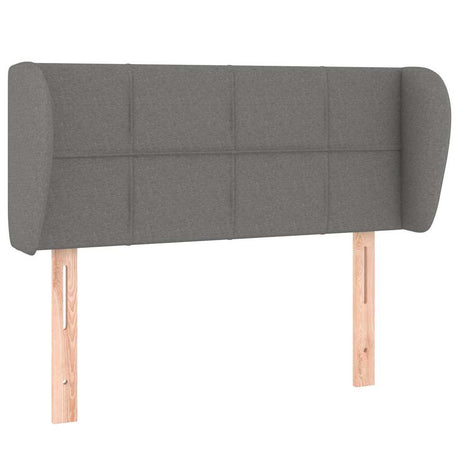 Vidaxl hoofdbord met randen 83x23x78 88 cm stof donkergrijs
