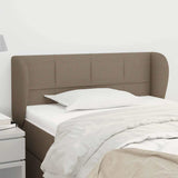 Vidaxl hoofdbord met randen 83x23x78 88 cm stof taupe