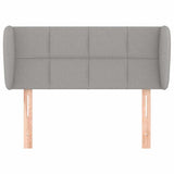 Vidaxl hoofdbord met randen 93x23x78 88 cm stof lichtgrijs