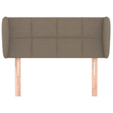 Vidaxl hoofdbord met randen 103x23x78 88 cm stof taupe