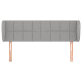 Vidaxl hoofdbord met randen 147x23x78 88 cm stof lichtgrijs