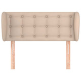 Vidaxl hoofdbord met randen 93x23x78 88 cm kunstleer cappuccinokleur