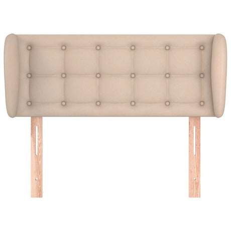 Vidaxl hoofdbord met randen 93x23x78 88 cm kunstleer cappuccinokleur