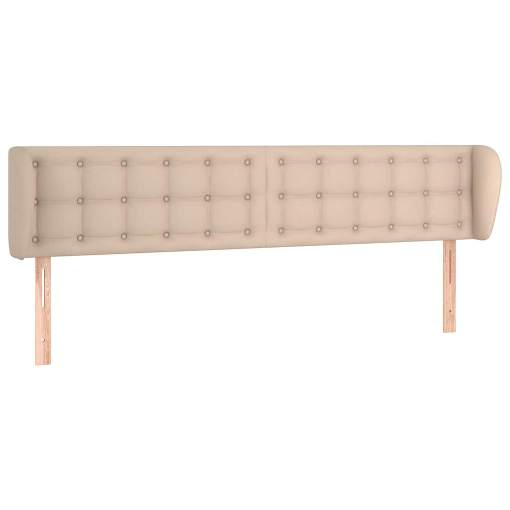 Vidaxl hoofdbord met randen 183x23x78 88 cm kunstleer cappuccinokleur