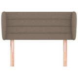 Vidaxl hoofdbord met randen 83x23x78 88 cm stof taupe