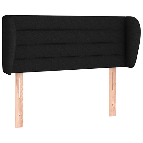 Vidaxl hoofdbord met randen 93x23x78 88 cm stof zwart