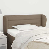 Vidaxl hoofdbord met randen 93x23x78 88 cm stof taupe