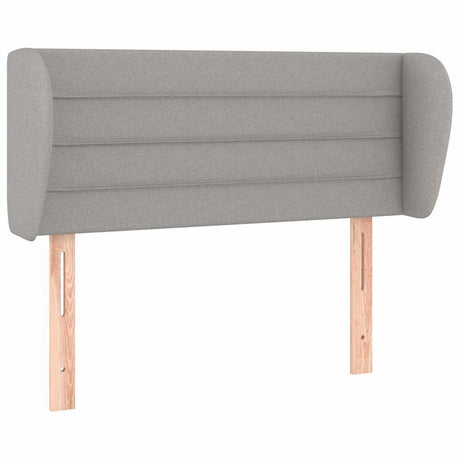 Vidaxl hoofdbord met randen 103x23x78 88 cm stof lichtgrijs