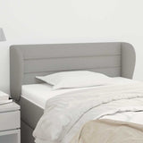 Vidaxl hoofdbord met randen 103x23x78 88 cm stof lichtgrijs