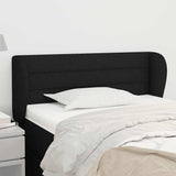 Vidaxl hoofdbord met randen 103x23x78 88 cm stof zwart