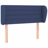 Vidaxl hoofdbord met randen 103x23x78 88 cm stof blauw
