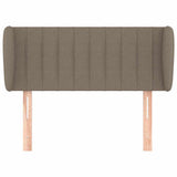 Vidaxl hoofdbord met randen 83x23x78 88 cm stof taupe